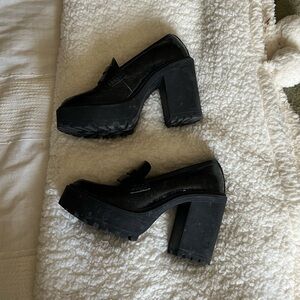 Urban Outfitters Black Chunky Heels